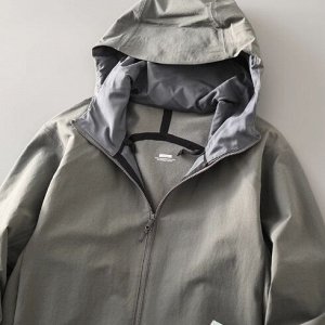 Куртка Bird Home, проклеенная, ветрозащитная и непромокаемая, с капюшоном Soft Shell, серый