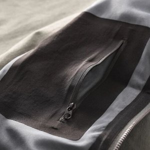 Куртка Bird Home, проклеенная, ветрозащитная и непромокаемая, с капюшоном Soft Shell, серый
