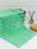 Полотенце махровое, г/к, 34х60, арт. BS 34-60, 400 гр/м2, цвет: 601-салатовый,