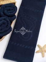 Полотенце махровое, г/к, 50х70, арт. S 50-70 BS, 450 гр/м2, цвет: 761-темно-синий,