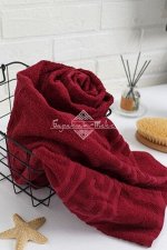 Полотенце махровое, г/к, 70х140, арт. ВТ 70-140Г, 380 гр/м2, цвет: 945-бордовый,