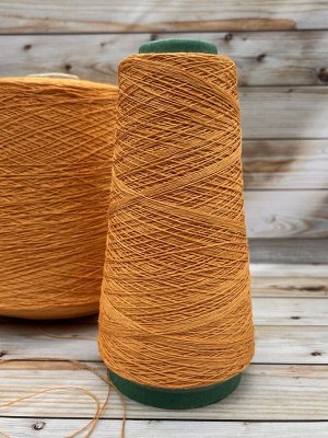 Пряжа для вязания 100 гр, Stock Yarn Lino  100% лен 650м/100гр Куркума