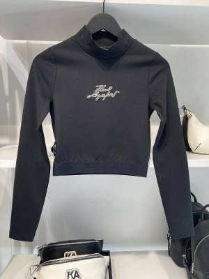 Karl Lagerfeld Водолазка CROPPED MOCK NECK TOP