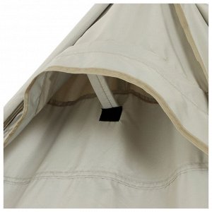 Палатка туристическая 3-местная maclay TUNDRA Cool 3, 200x200x180 см, кемпинговая, однослойная, бежевая