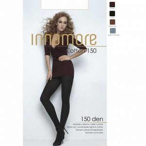 Колготки женские INNAMORE Cotton 150 цвет чёрный (nero)