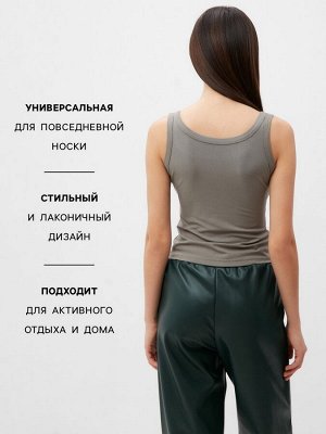 Майка женская IST: Base, оливковая