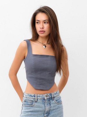Корсет женский джинсовый MIST: Denim, графит