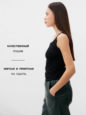 Майка женская IST: Base, чёрная