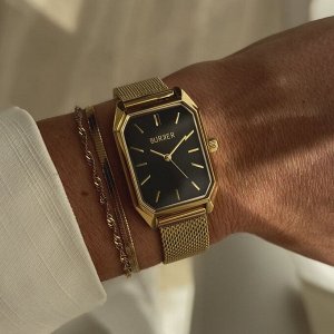 Изабель Золотая Черная Сетка
