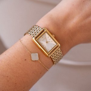 Браслет Flora Gold White
