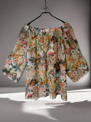 Блузка шифоновая BL09509FLW03