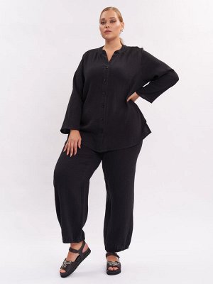 Рубашка из муслина BL46001BLK01