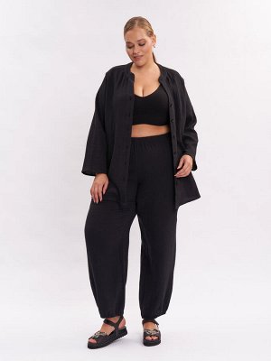 Рубашка из муслина BL46001BLK01