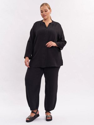 Рубашка из муслина BL46001BLK01