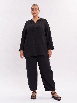 Рубашка из муслина BL46001BLK01