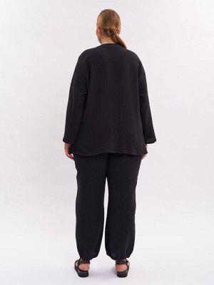 Рубашка из муслина BL46001BLK01