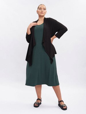 Кардиган из трикотажа KA31803BLK01