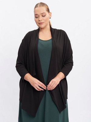 Кардиган из трикотажа KA31803BLK01