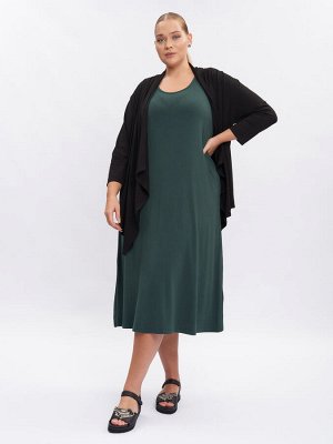 Кардиган из трикотажа KA31803BLK01