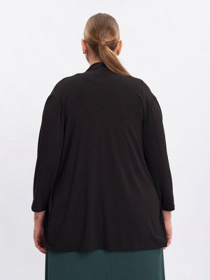 Кардиган из трикотажа KA31803BLK01
