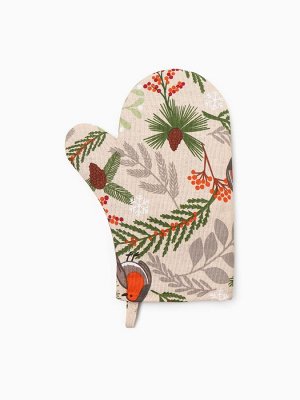 Варежка-прихватка Доляна Bullfinch 20x27 см, 100% хлопок, ватин 250 г/м²