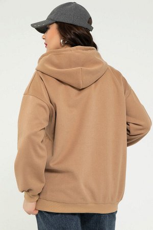 Худи Выше неба (коричневое) Б12919-4М