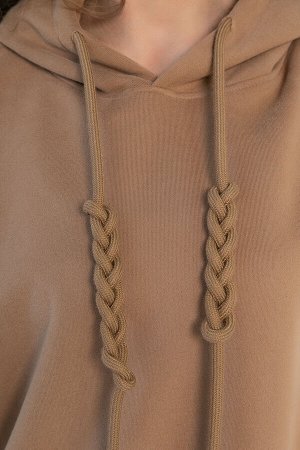 Худи Выше неба (коричневое) Б12919-4М