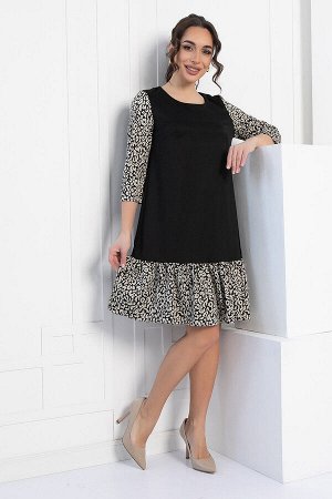 Платье Фиона (черное) П12956-10М