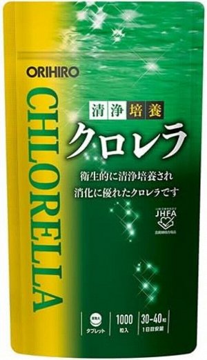 Чистая хлорелла для восстановления баланса питательных веществ Orihiro Clean Culture Chlorella