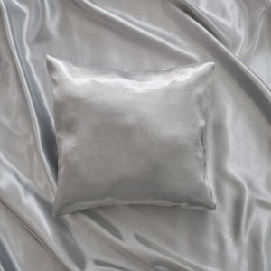 Чехол для подушки блэкаут ”Листья” 40*40 на молнии серебро