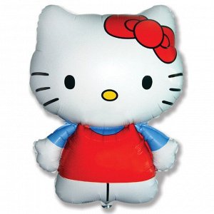 Фольга шар Hello Kitty синий 41"/102,5 см