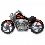 Фольга шар Байк черный 45&quot;/112,5 см
