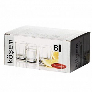 Набор стопок, 6 шт, 60 мл, стекло, КОЗЕМ, 1/12