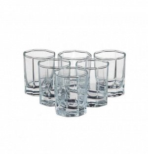 Набор стопок, 6 шт, 60 мл, стекло, КОЗЕМ, 1/12