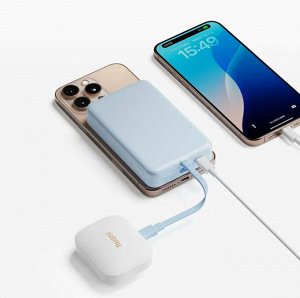 Внешний аккумулятор с поддержкой беспроводной зарядки Xiaomi 10000mAh
