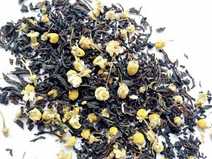 Ромашка Бленд крупнолистового черного индийского чая и цветов ромашки.