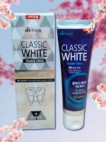Зубная паста «Classic White» отбел зубная паста двойного действия с микрогр с аром мяты 110 гр