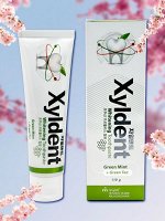 Отбеливающая зубная паста &quot;Xyldent&quot; «Зелёный чай и прополис» (гелевая) 110 гр