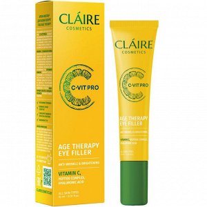 CLAIRE C-VIT PRO Крем-филлер для кожи вокруг глаз AGE THERAPY увлажнение,питание 15мл