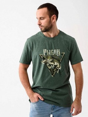 Мужская футболка "Рыбак" 2280-К / В ассортименте