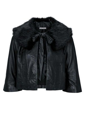 Кожаная куртка, черная