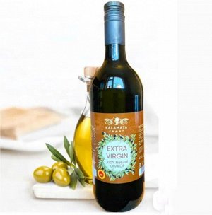 Оливковое масло Extra Virgin Kalamata ,нерафинированное Греция 1.0 л
