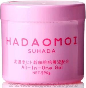 22208kj "Hadaomoi Suhada" Крем-гель All in One для лица и тела антивозрастной, 290г