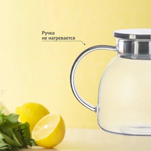 Заварочный чайник, стеклянный, 1000 мл