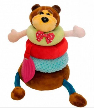Игрушка мягкая "Пирамидка Медведь"