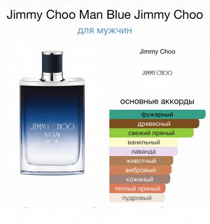 Мужские духи Jimmy Choo Man Blue 50 мл. Оригинал