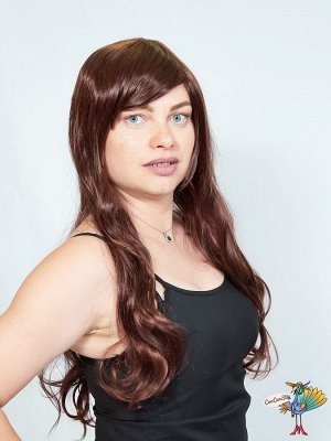 парик Элина, светло-коричневый, 70 см (363)