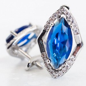 Серьги бижутерия родирование F42284003-05