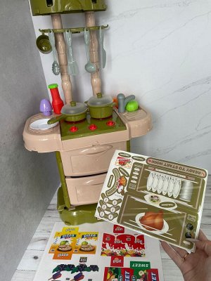 Кухня детская игровая, свет, звук
