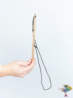 карнавальный Крест католического священника гладкий, бронза, 13х23 см